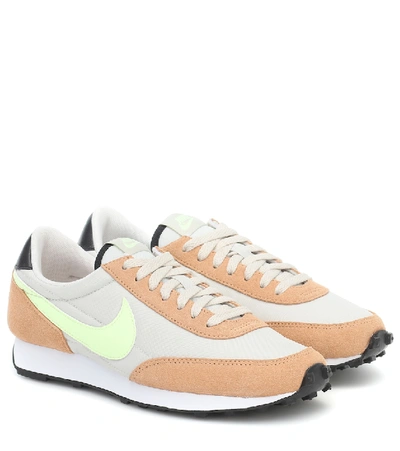 Shop Nike Daybreak Nylon And Suede Sneakers In Multicoloured