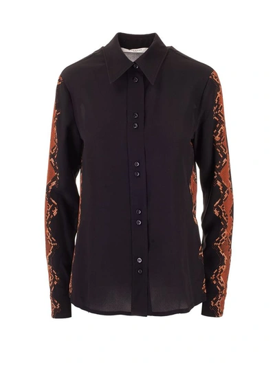 Shop Givenchy Women's Black Silk Shirt