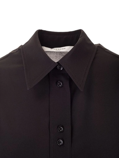 Shop Givenchy Women's Black Silk Shirt