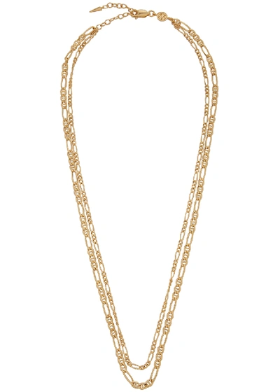 Shop Missoma Filia 18kt Gold Vermeil Double Chain Necklace