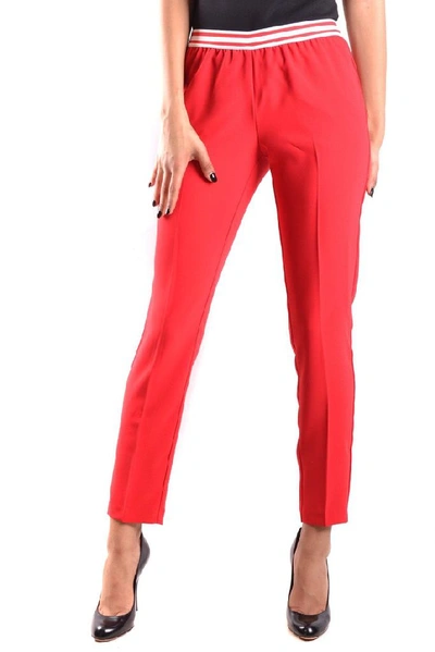Shop Ermanno Scervino Women's Red Polyester Joggers