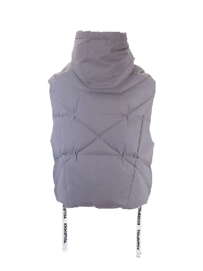 Shop Khrisjoy Women's Grey Polyamide Vest