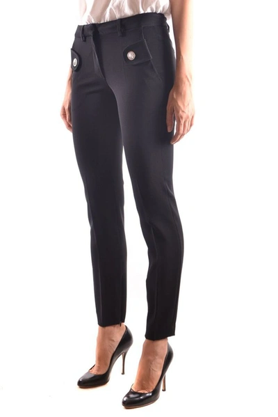 Shop Versace Women's Black Polyester Pants