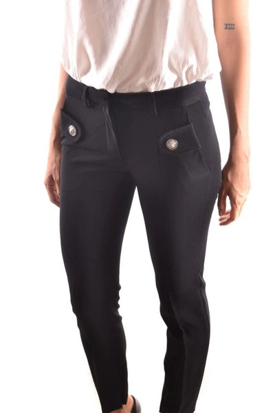 Shop Versace Women's Black Polyester Pants