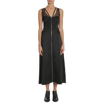 Shop Alexander Wang Women's Black Silk Dress