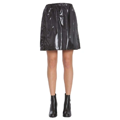 Shop Kenzo Women's Black Polyurethane Skirt