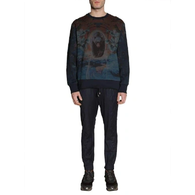 Shop Etro Men's Blue Cotton Sweatshirt