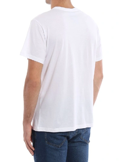 Shop N°21 Men's White Cotton T-shirt
