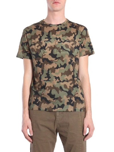 Shop N°21 Men's Green Cotton T-shirt