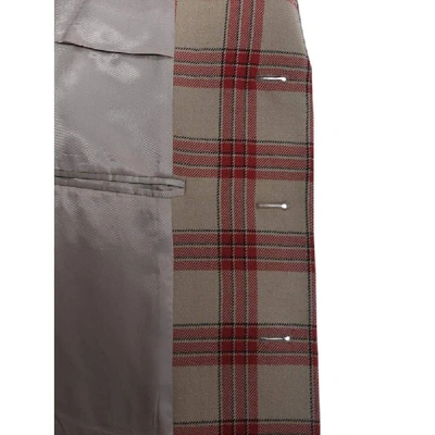 Shop Valentino Men's Beige Wool Coat
