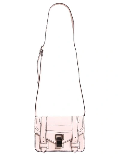 Shop Proenza Schouler Women's Pink Leather Shoulder Bag