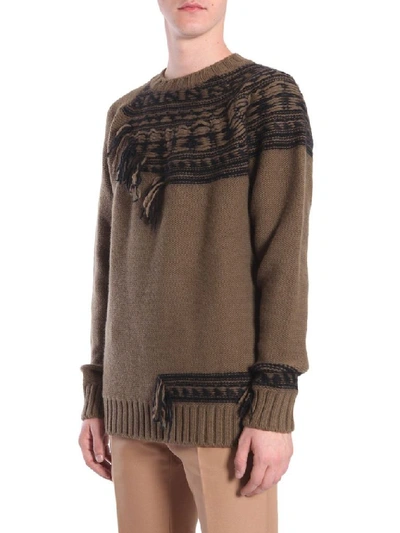 Shop N°21 Men's Brown Wool Sweater
