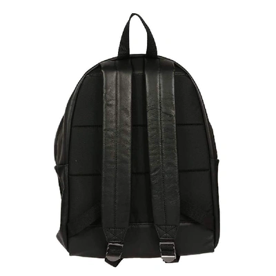 Shop Eastpak Men's Black Leather Backpack