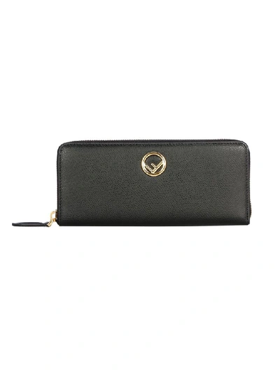 Shop Fendi Women's Black Leather Wallet