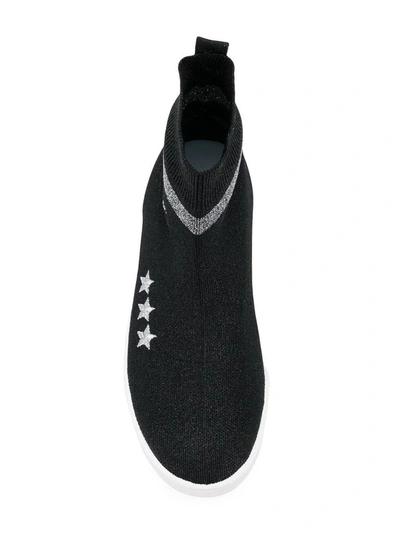 Shop Chiara Ferragni Women's Black Polyester Ankle Boots