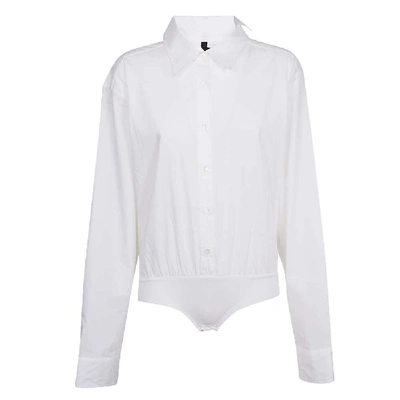 Shop Ben Taverniti Unravel Project Unravel Project Women's White Cotton Shirt
