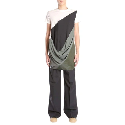 Shop Rick Owens Men's Multicolor Cotton T-shirt