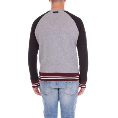 Shop N°21 Men's Grey Cotton Sweatshirt