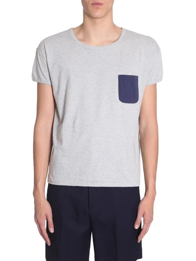 Shop Visvim Men's Grey Cotton T-shirt