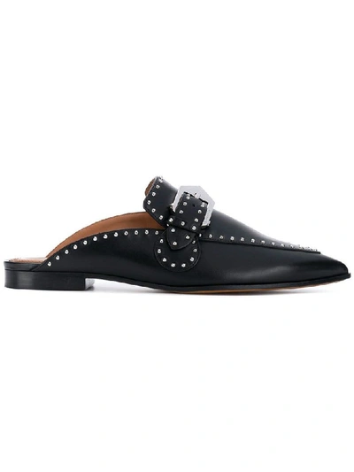 Shop Givenchy Women's Black Leather Loafers