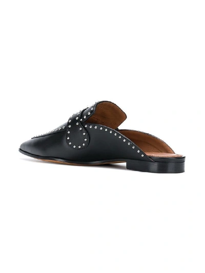 Shop Givenchy Women's Black Leather Loafers