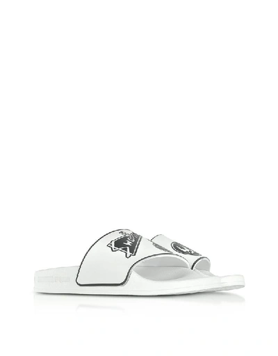Shop Mcq By Alexander Mcqueen Women's White Rubber Sandals