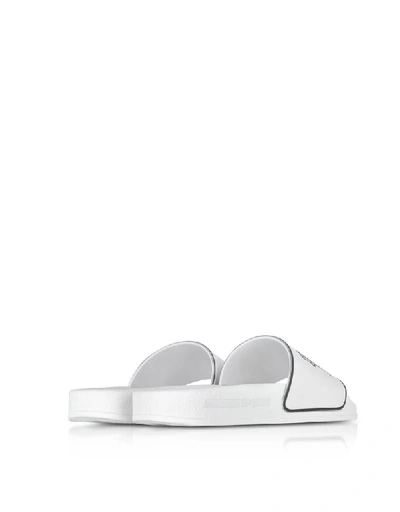 Shop Mcq By Alexander Mcqueen Women's White Rubber Sandals