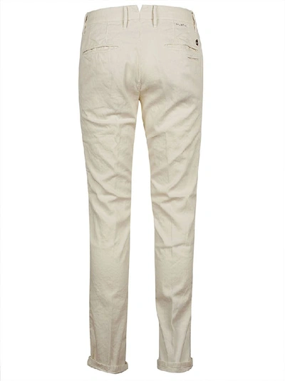 Shop Incotex Men's Beige Cotton Pants