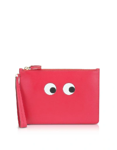 Shop Anya Hindmarch Women's Red Leather Pouch