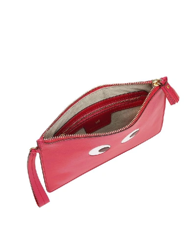Shop Anya Hindmarch Women's Red Leather Pouch
