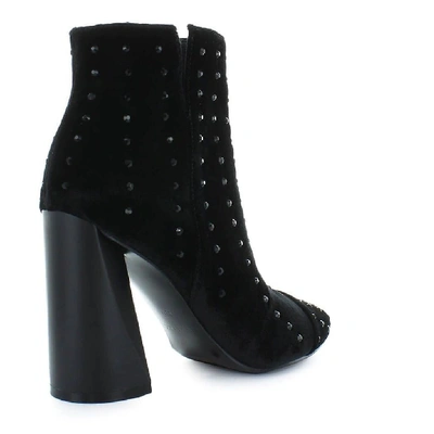 Shop Kendall + Kylie Women's Black Velvet Ankle Boots