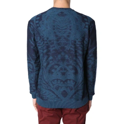 Shop Etro Men's Blue Cotton Sweatshirt