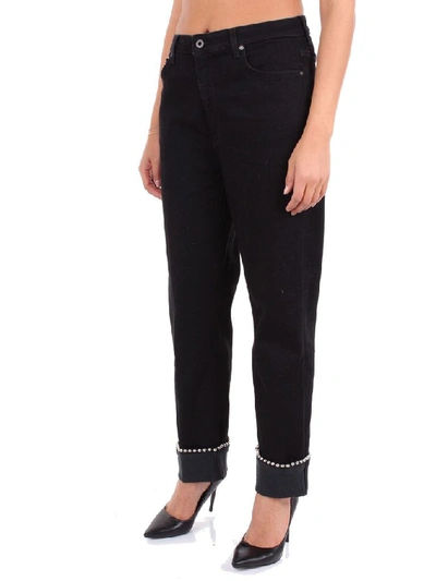 Shop Dondup Women's Black Cotton Jeans
