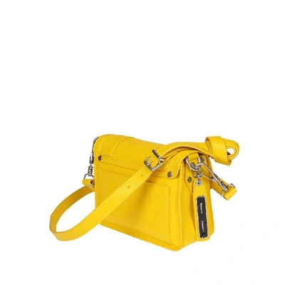 Shop Proenza Schouler Women's Yellow Leather Shoulder Bag