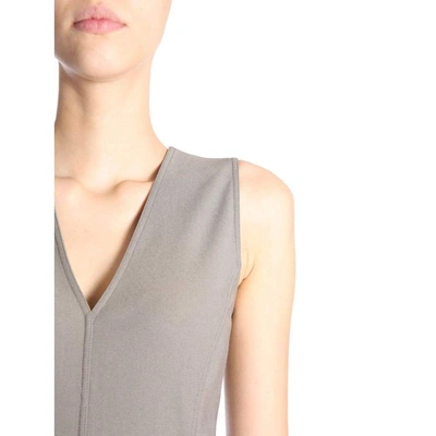 Shop Rick Owens Women's Grey Viscose Dress