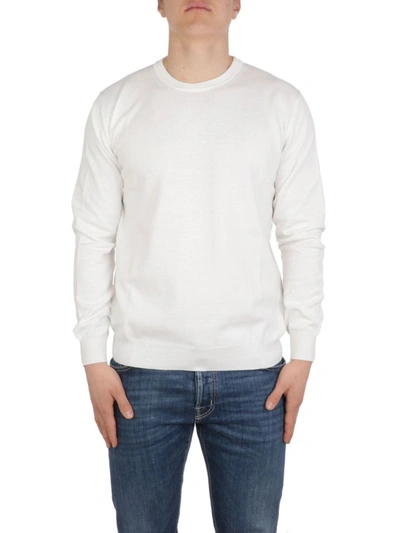 Shop Altea Men's White Cotton Sweater