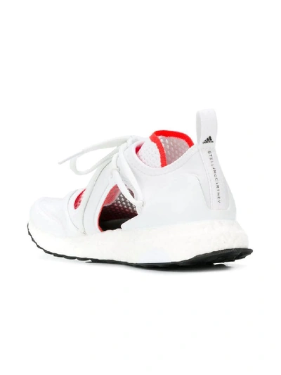 Shop Adidas By Stella Mccartney Women's White Synthetic Fibers Sneakers