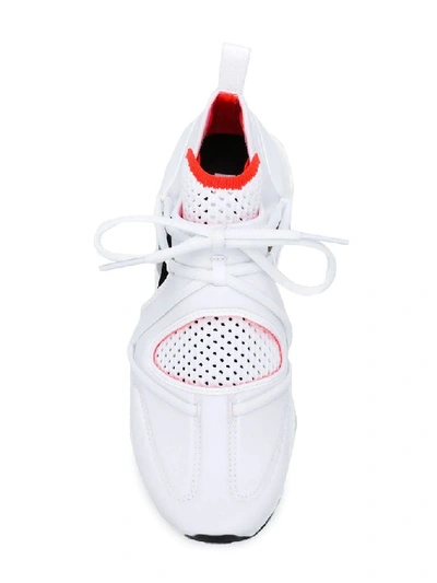 Shop Adidas By Stella Mccartney Women's White Synthetic Fibers Sneakers