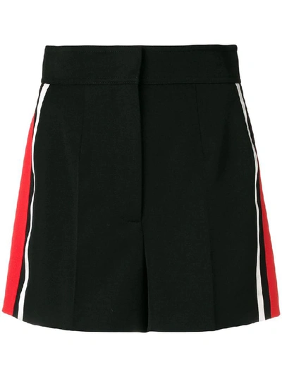 Shop Alexander Mcqueen Women's Black Wool Shorts