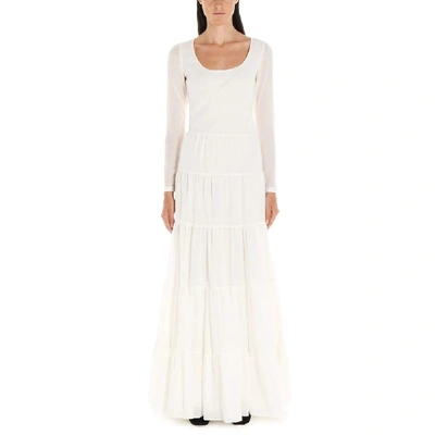 Shop Gabriela Hearst Women's White Wool Dress