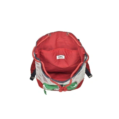 Shop Tommy Hilfiger Men's Red Synthetic Fibers Backpack