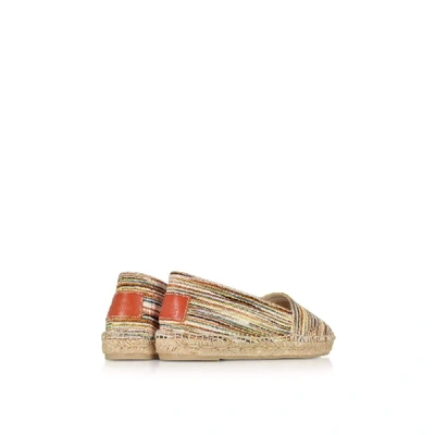 Shop Missoni Women's Beige Fabric Espadrilles