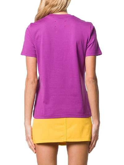 Shop Alberta Ferretti Women's Purple Cotton T-shirt