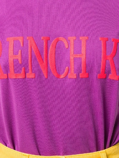 Shop Alberta Ferretti Women's Purple Cotton T-shirt