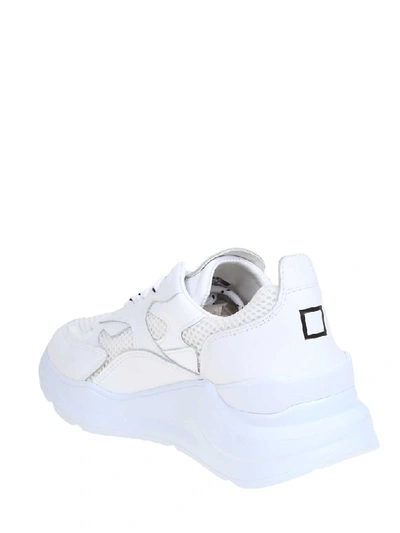 Shop D.a.t.e. Women's White Leather Sneakers