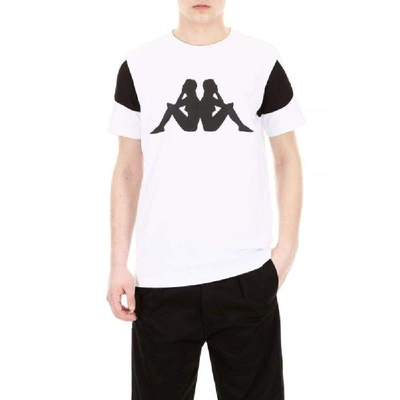 Shop Kappa Kontroll Men's White Cotton T-shirt