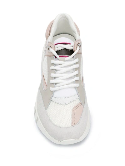 Shop Buscemi Women's White Polyester Sneakers
