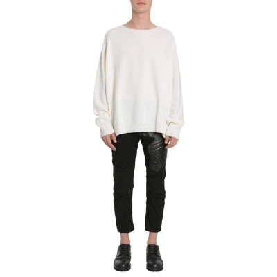 Shop Haider Ackermann Men's White Wool Sweatshirt