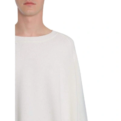 Shop Haider Ackermann Men's White Wool Sweatshirt