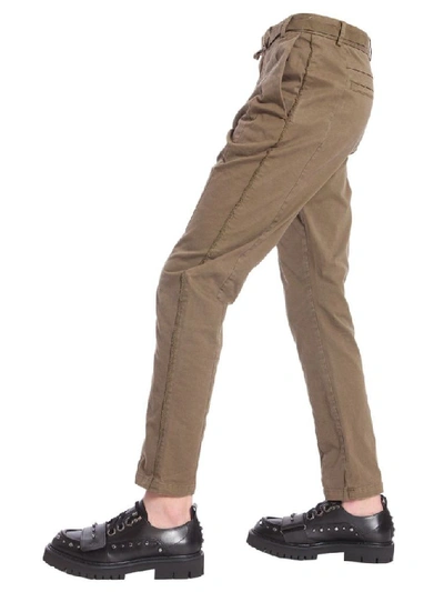 Shop N°21 Men's Green Cotton Pants